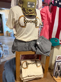 Checkered Horsebit Tee