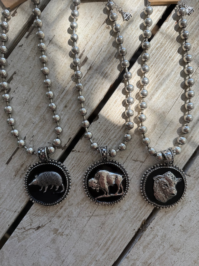 Bulky Portrait Necklace