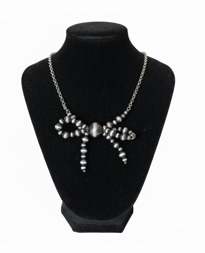 Small Chain Navajo Bow Necklace