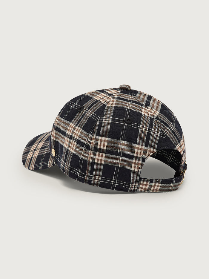 Navy/ Sandshell Check
