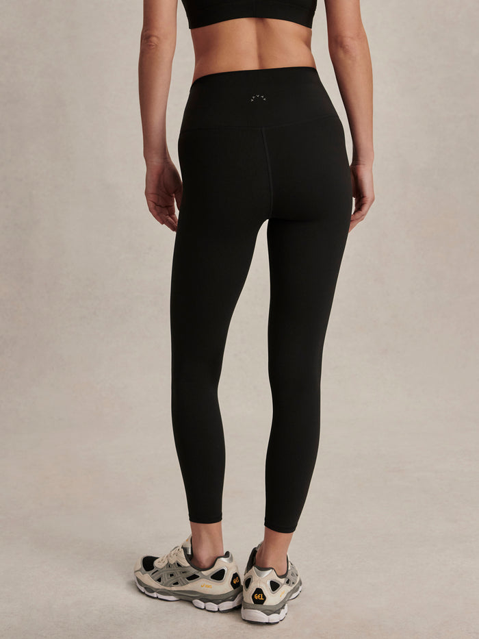 Black|Always High Rise Legging 25 Black product image, full-length leggings with a high-rise waistband.