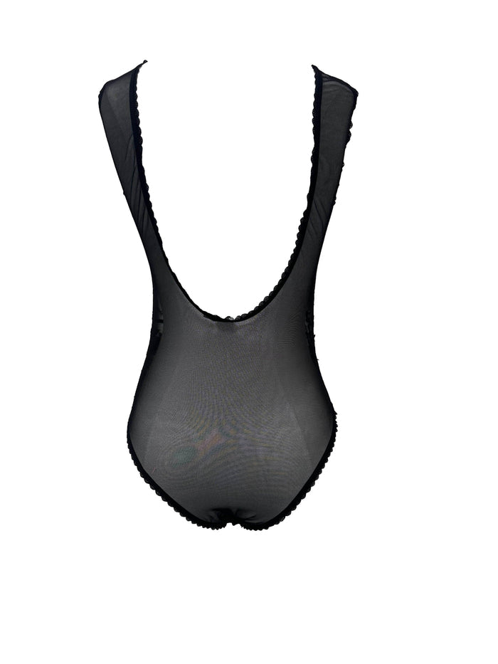 Aphrodite 3D Embroidered Bodysuit - Carol Coelho Intimates