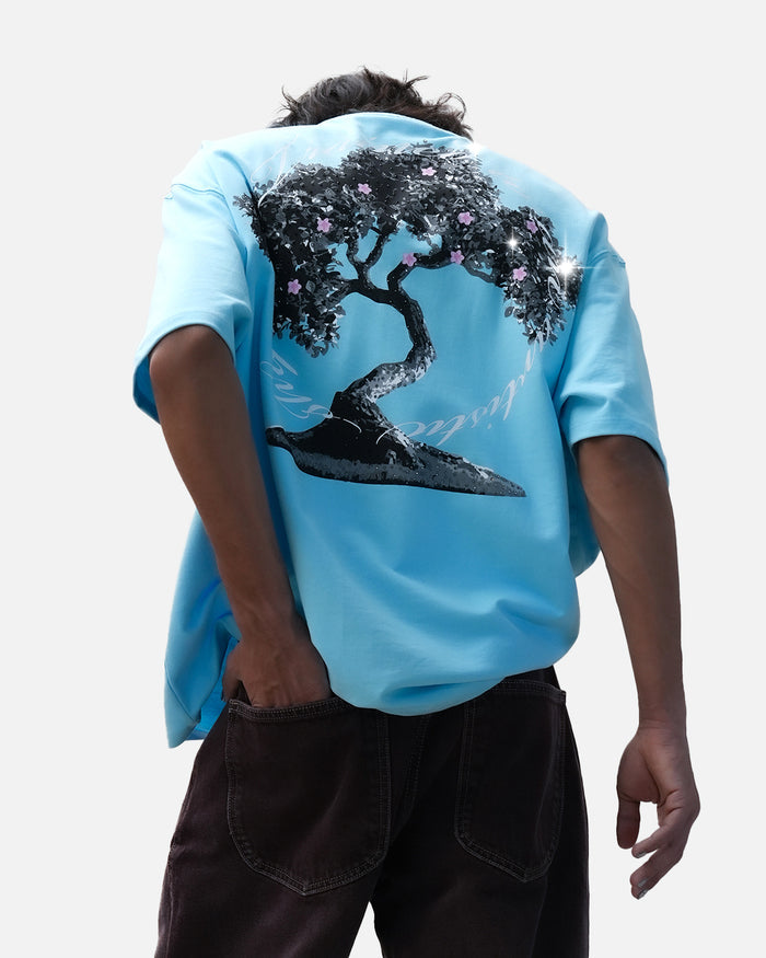 AQUA BONSAI T-SHIRT - Oversized T-Shirt