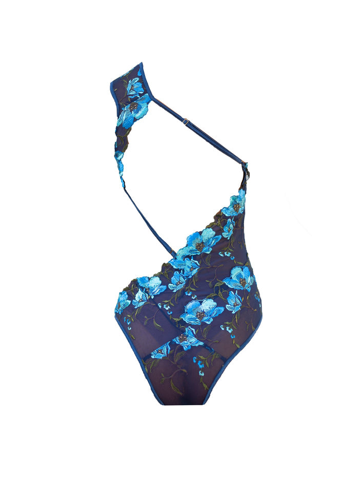 Atlantis Embroidered Tulle Bodysuit - Carol Coelho Intimates