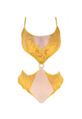 Atlantis Sun Coral Mother of Pearl Ring Bodysuit - Carol Coelho Intimates