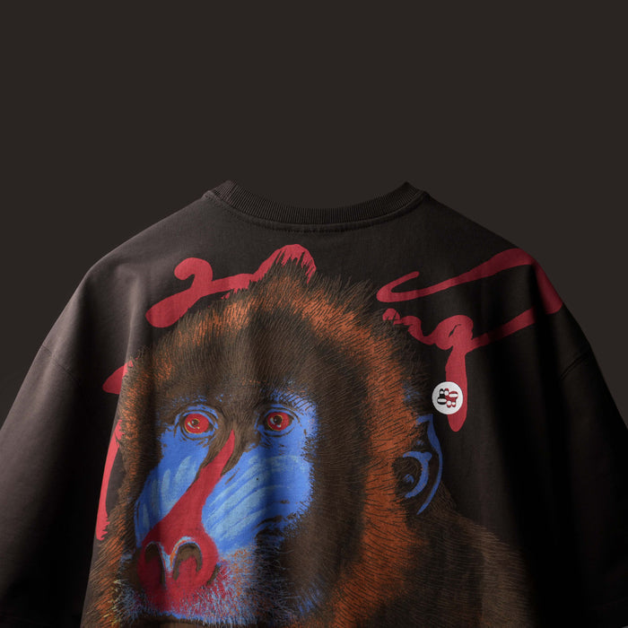 Crew Neck Brown Bamboozled T-Shirt