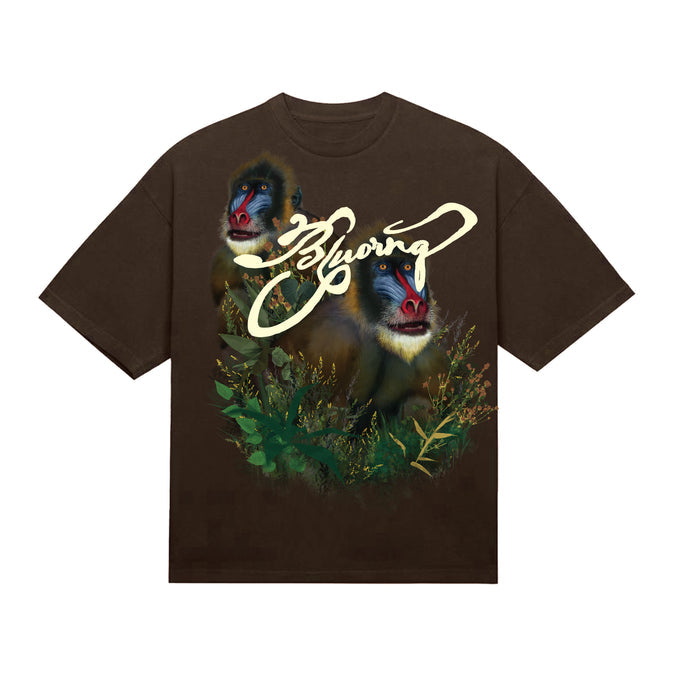 Bold Printed Brown Bamboozled T-Shirt