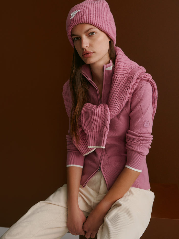 Barthe Zip-Through Knit Jacket