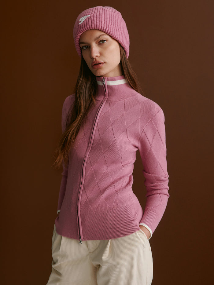 Barthe Zip-Through Knit Jacket
