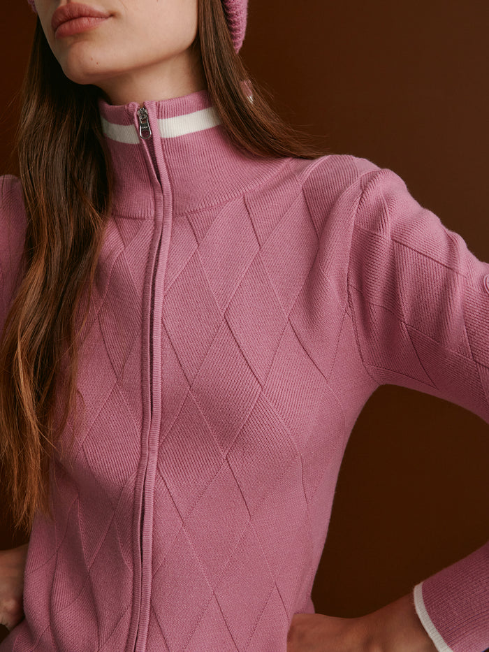 Barthe Zip-Through Knit Jacket