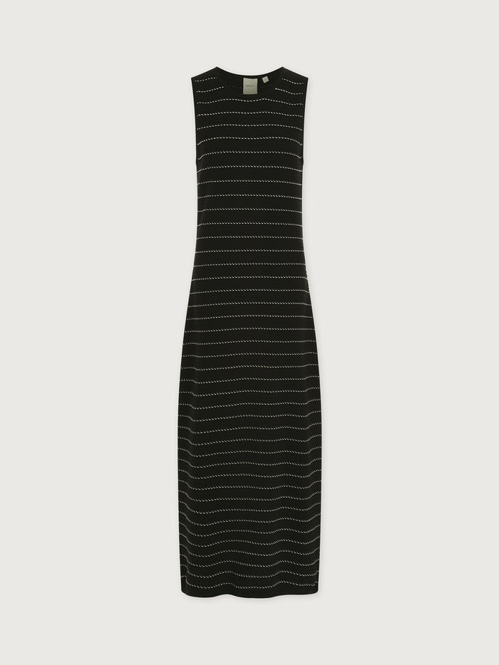 Beesley Stitch Knit Midi Dress