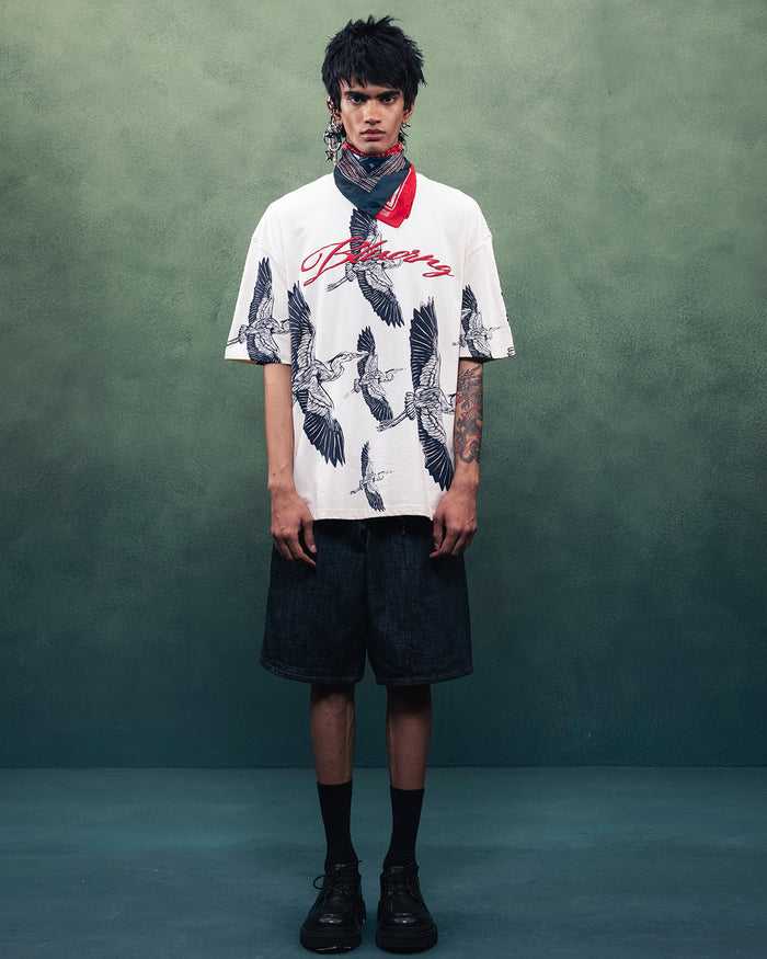 Beige Heron T-Shirt