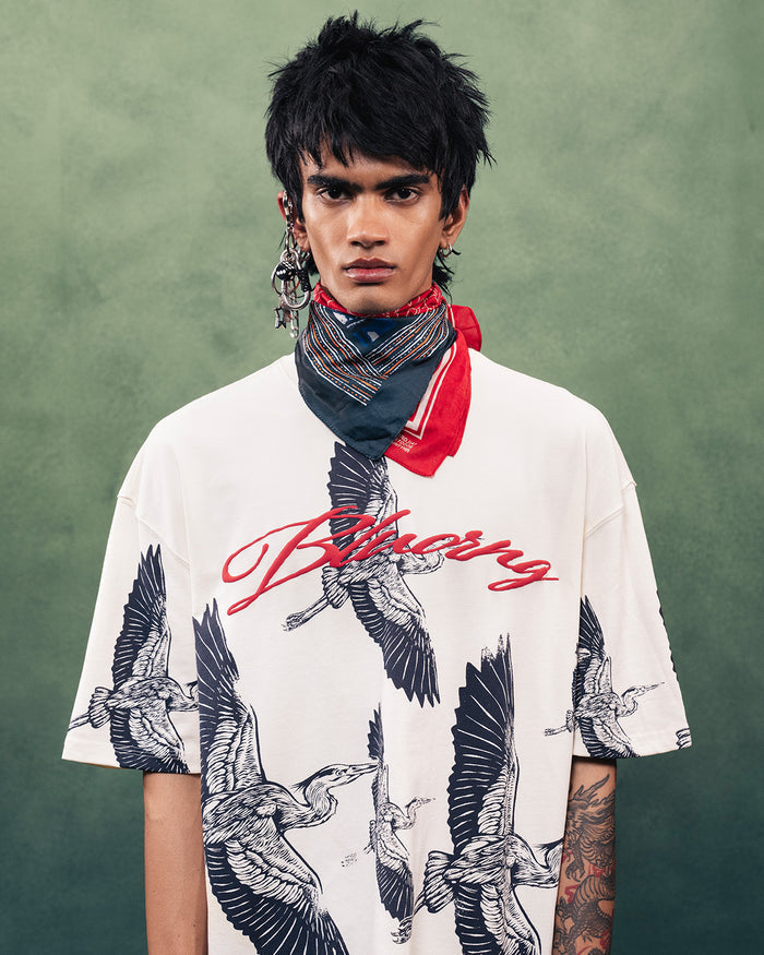 Beige Heron T-Shirt