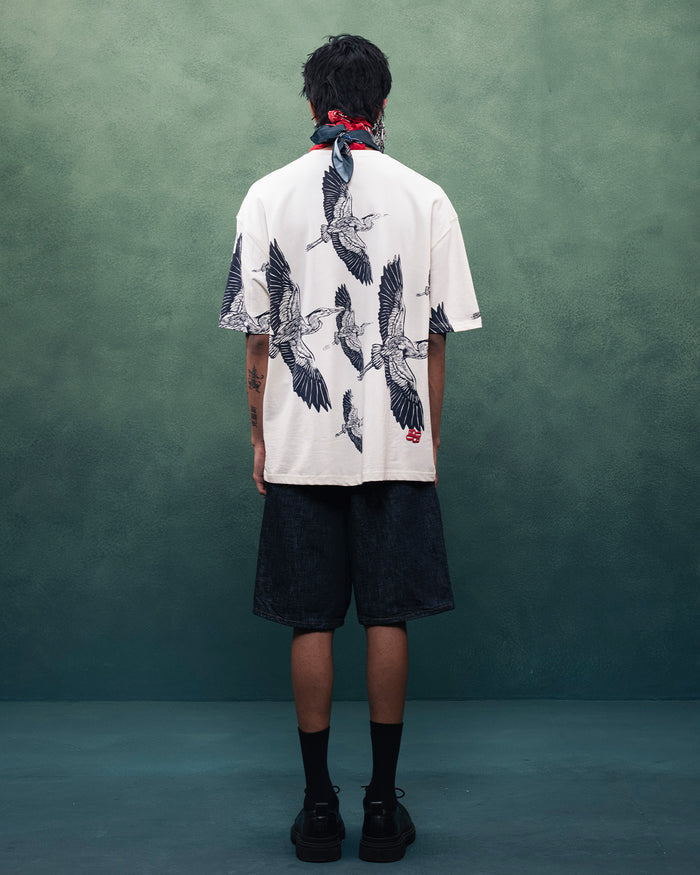 Beige Heron T-Shirt