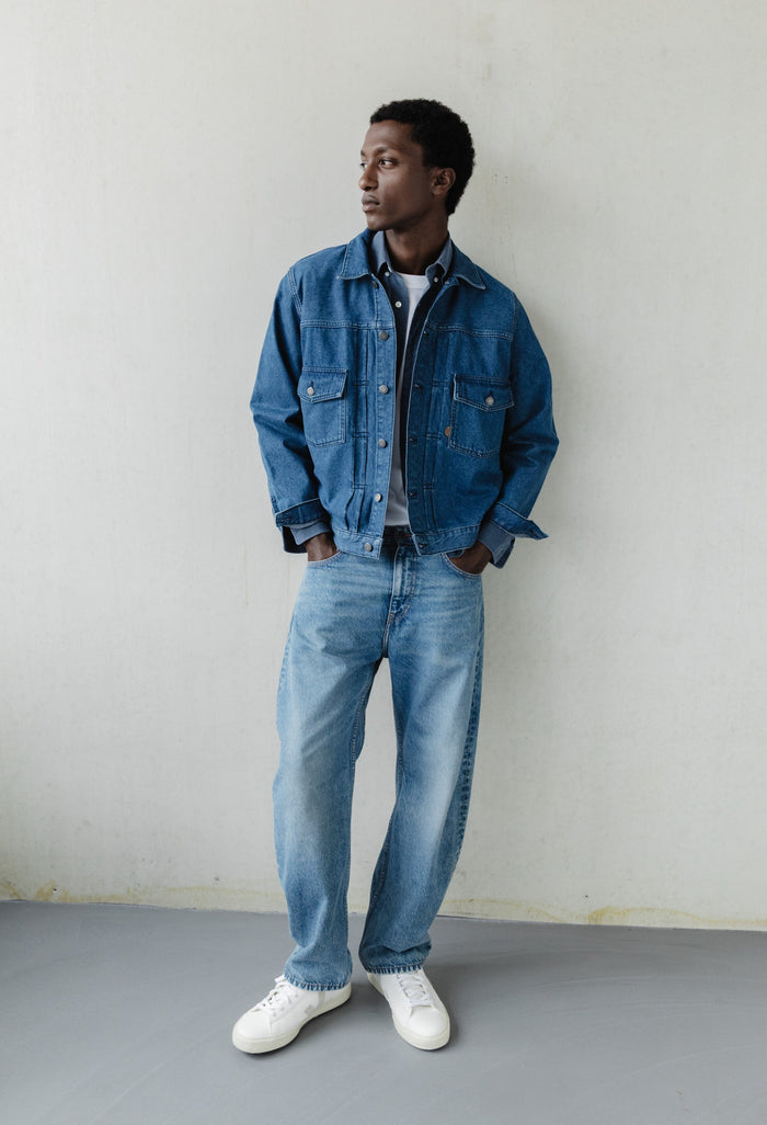 Benny Denim Jacket - Medium Stone