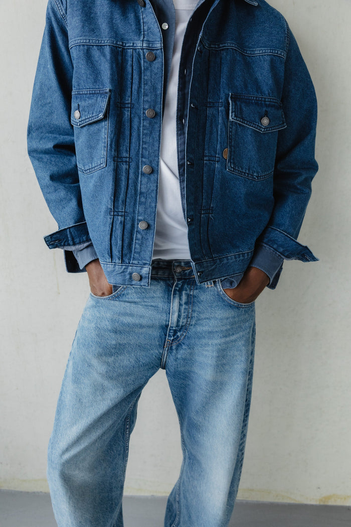 Benny Denim Jacket - Medium Stone