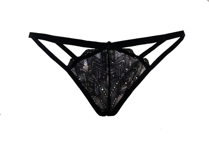 Berlin Strappy Lace Tanga - Carol Coelho Intimates