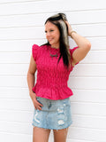 Bethany Gingham Top