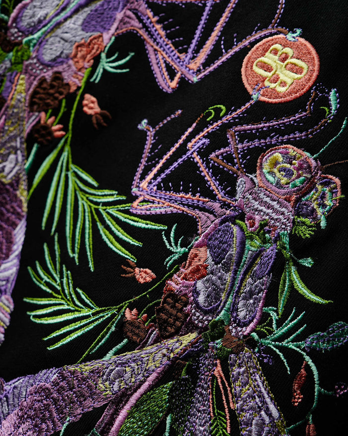 Black Bloom Flyers T-Shirt - Backprint