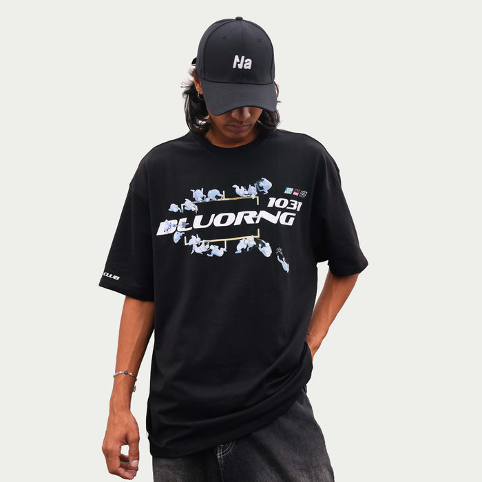 Black Box Box Puff Print T-Shirt