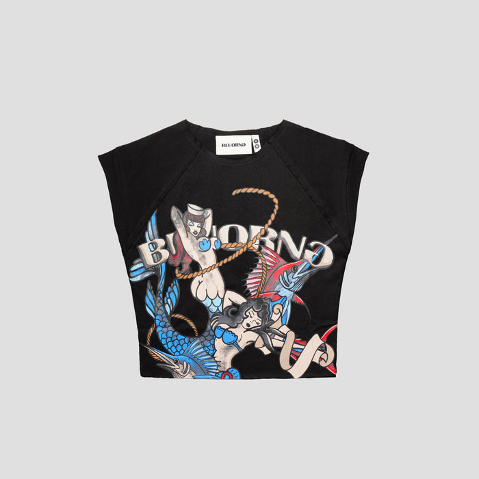 Black Fantasy Croptop