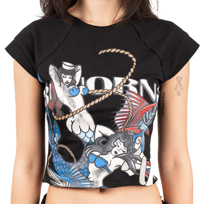 Black Fantasy Croptop
