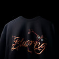 Black Harnessed T-Shirt