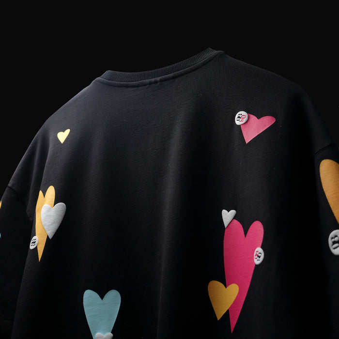 Black Heart On My Sleeve T-Shirt