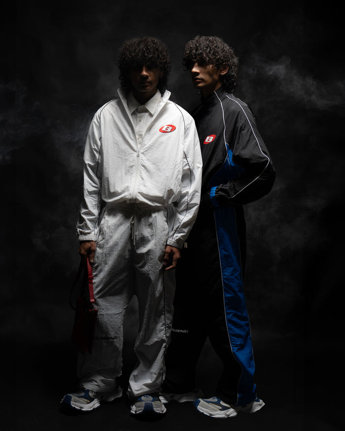 Black Indigo Track Jacket