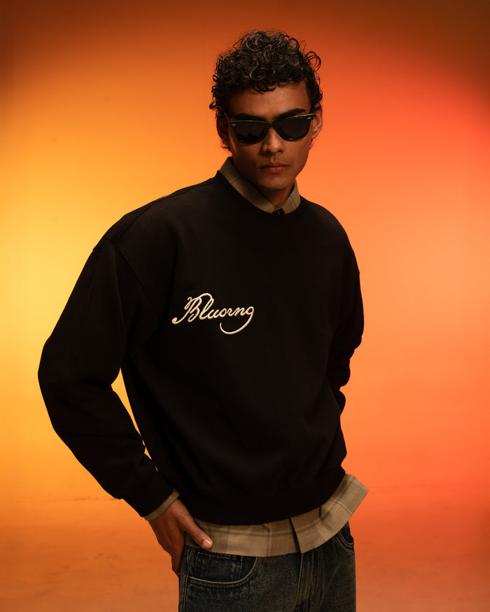 Black Nocturnal Sweatshirt