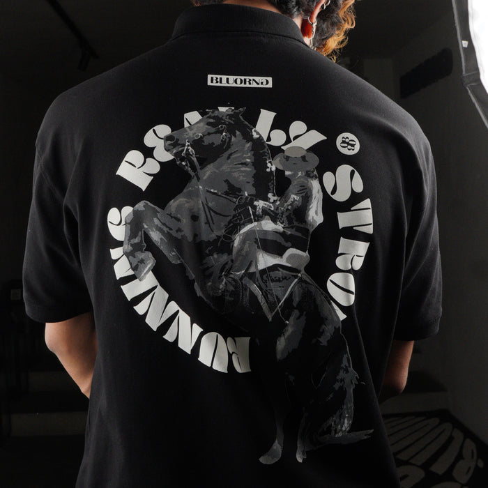 Black Polo T-Shirt