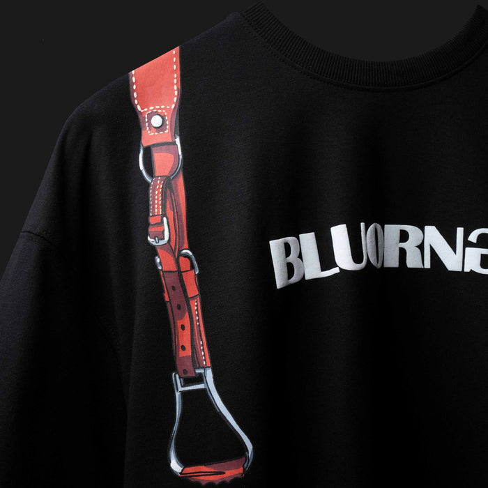 Black Saddle Oversized T-shirt - Premium Streetwear Fashion