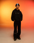 Black Sherpa Hoodie