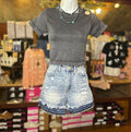 Black Short Sleeve Top