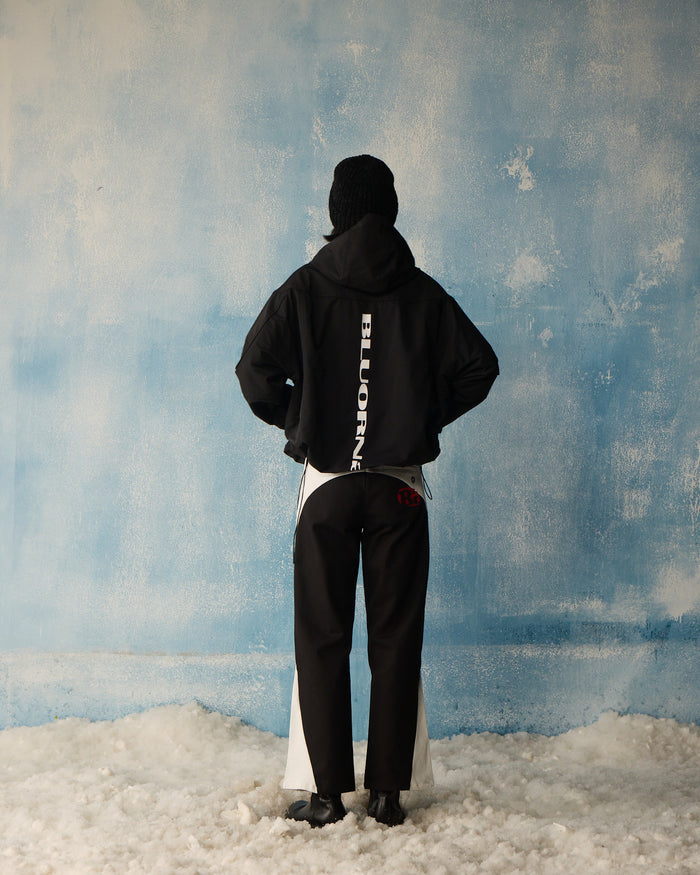 Black Techwear Over-Jacket