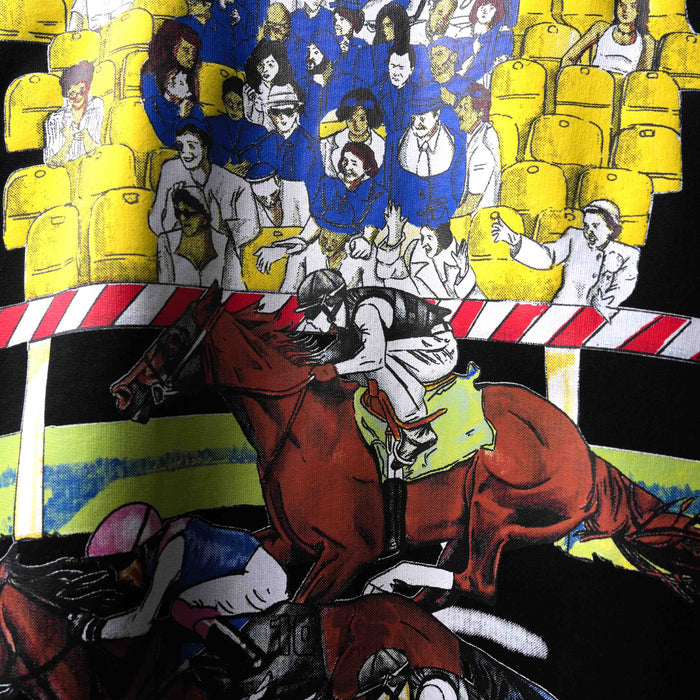 BLACK TURF CLUB T-SHIRT - PREMIUM STREETWEAR