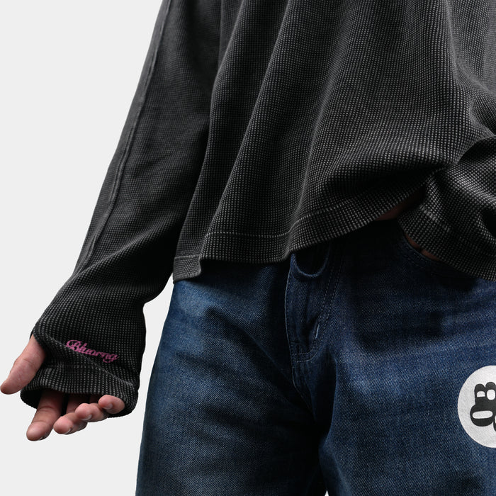 Black Wash Full Sleeve T-Shirt