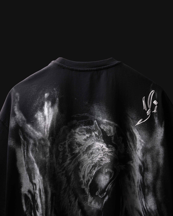 Black Wash Mane Fury T-Shirt