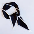 Black & White Stripe Twilly