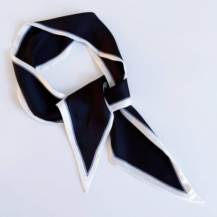 Black & White Stripe Twilly
