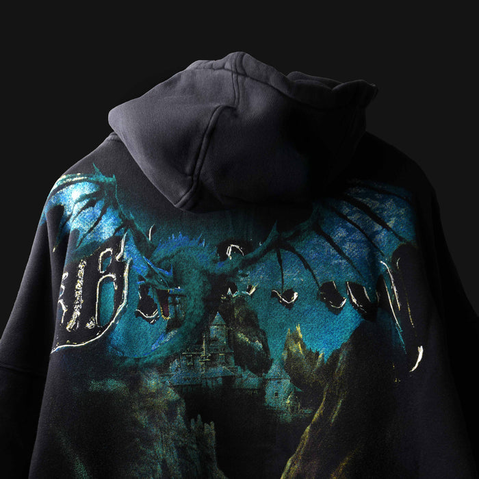 Black Wrath Wings Hoodie