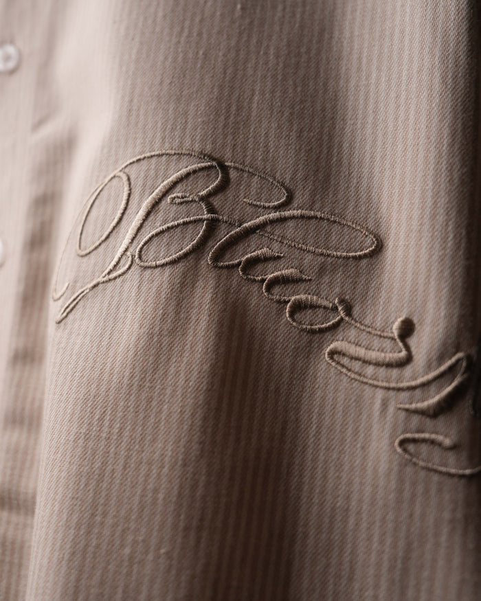 Blank Signature Shirt with Embroidered Front Branding
