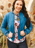 Blue Bomber Jacket