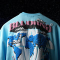 BLUE SCRIBBLE WORLDWIDE T-SHIRT - Relaxed Fit T-Shirt