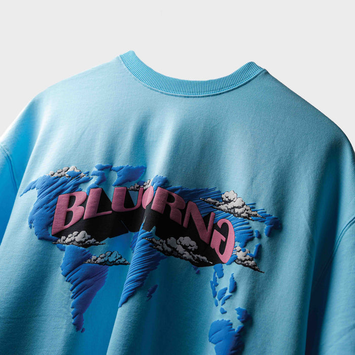 BLUE SCRIBBLE WORLDWIDE T-SHIRT - Luxury T-Shirt