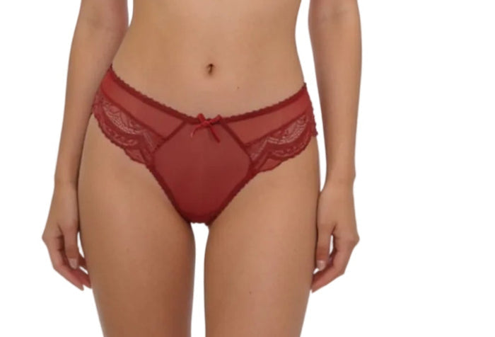 Blush Red Lace Enticing Panty
