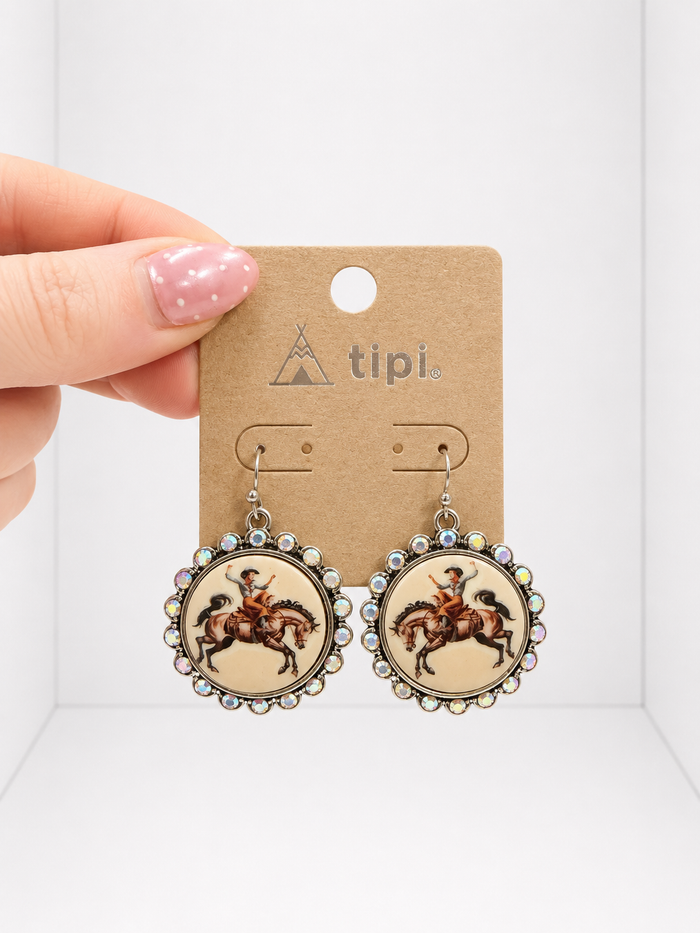 Bronc Dangle Earrings