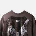 BROWN COZY T-SHIRT-Relaxed Fit T-Shirt