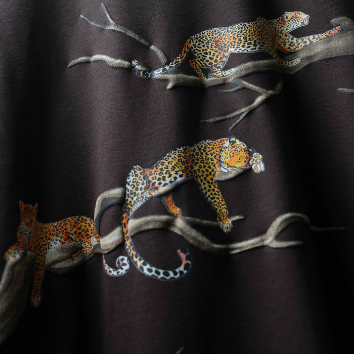 Brown Fingerprint Regular-Fit T-Shirt