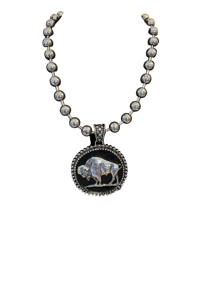 Bulky Portrait Necklace